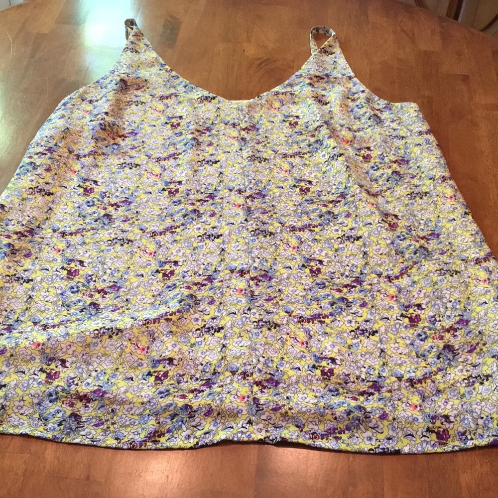 CABI Spaghetti-Strap Fully Lined Top Size Large